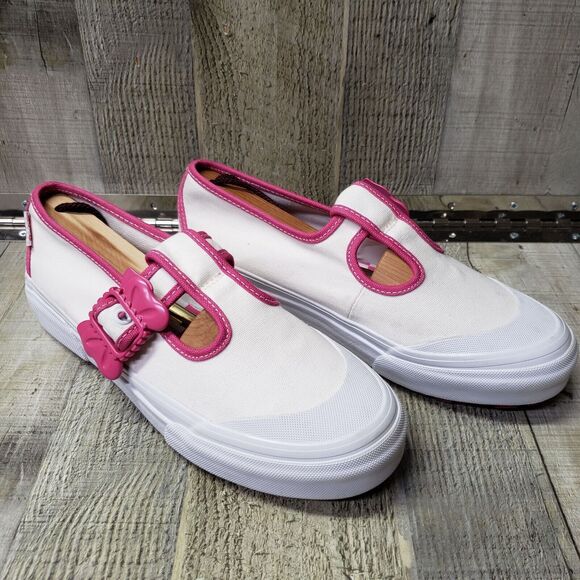Vans x Barbie™ Style 93 DX Mary Jane Skate Shoe - White Womens 8 Excellent Cond. - Picture 3 of 12